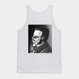 Max Stirner Black And White Portrait | Max Stirner Artwork 15 Tank Top